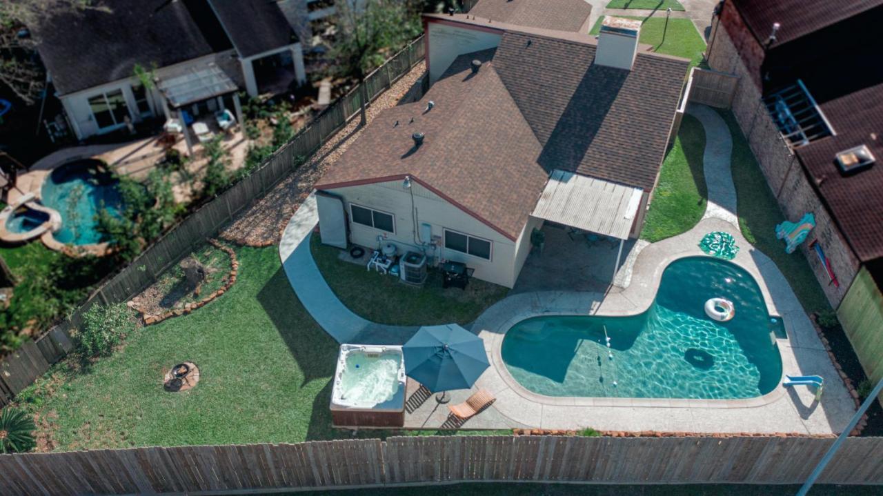 1976Houstongem Luminous Pvtpool & Hottub Dt20Mins For Lrg Families 6Beds 2Bath Villa Eksteriør bilde